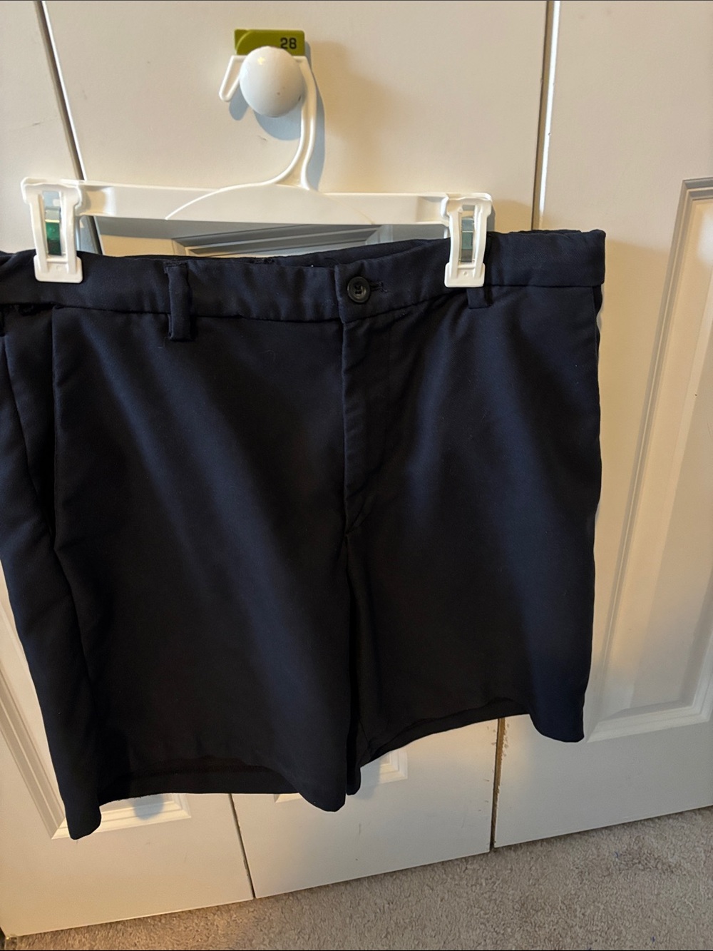 Chaps Navy Flat Front Men’s Shorts